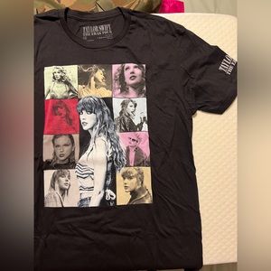 Eras Tour Taylor Swift Black Tee